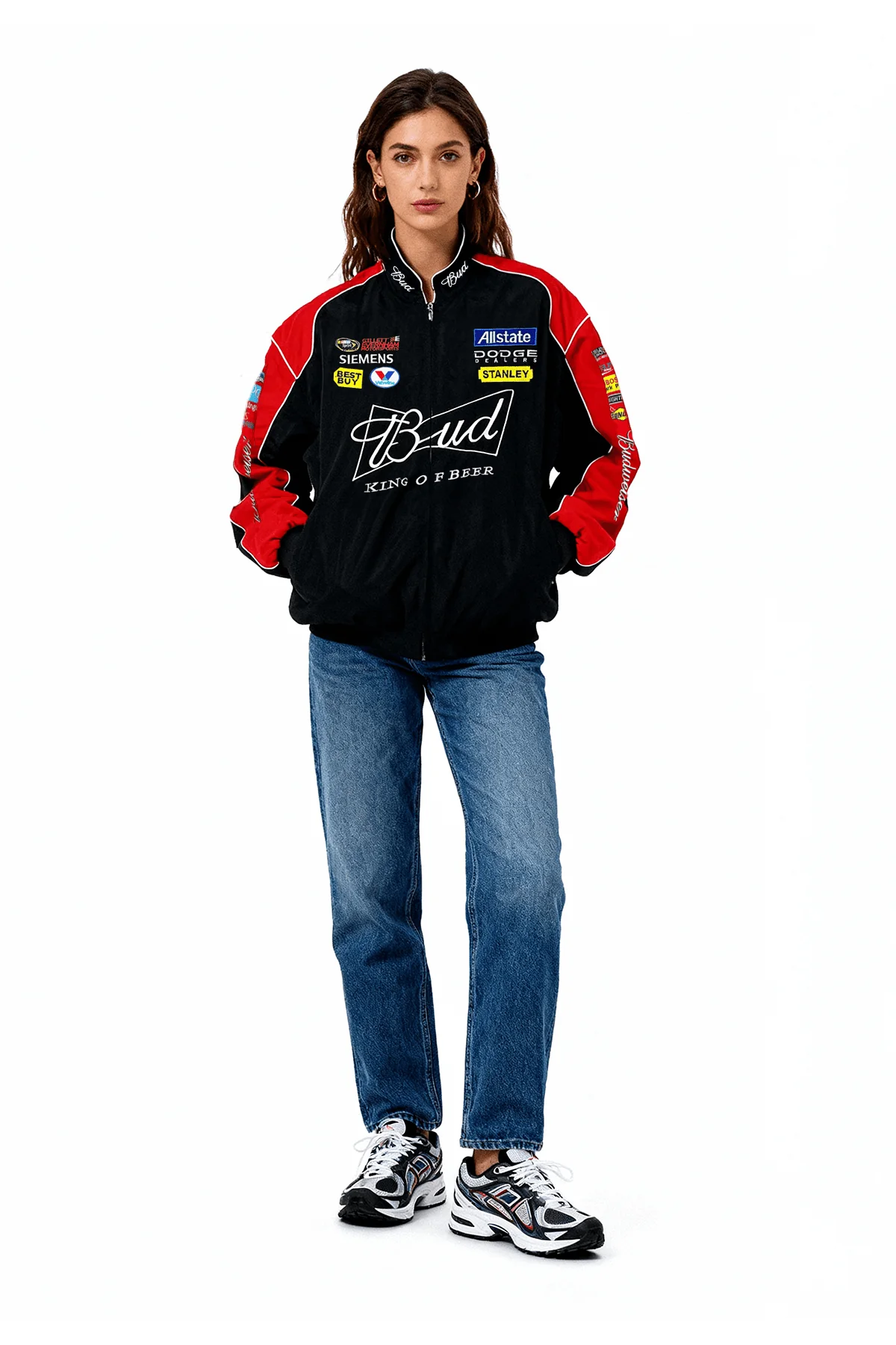 Budweiser Racing Vintage Jacket - Black Edition - Image 4