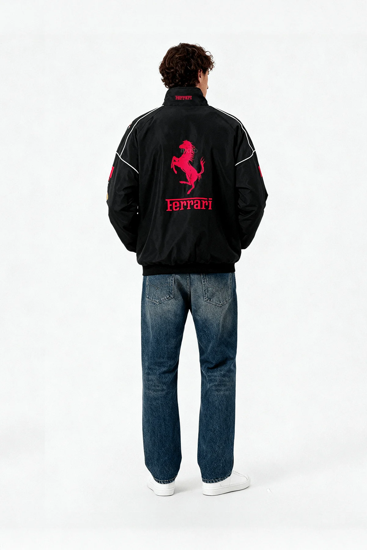 Ferrari F1 Vintage Racing Jacket - Black Edition - Image 5
