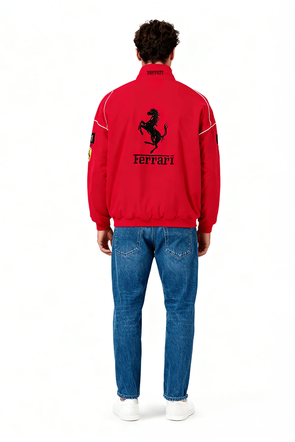 Ferrari F1 Vintage Racing Jacket - Red Edition - Image 5