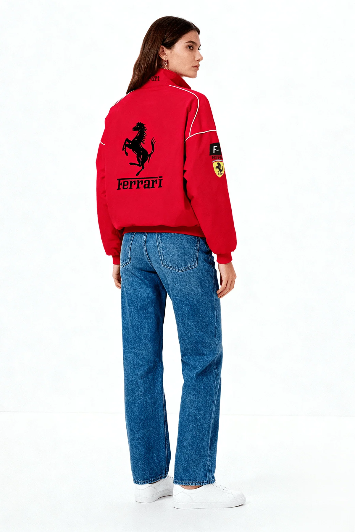 Ferrari F1 Vintage Racing Jacket - Red Edition - Image 6