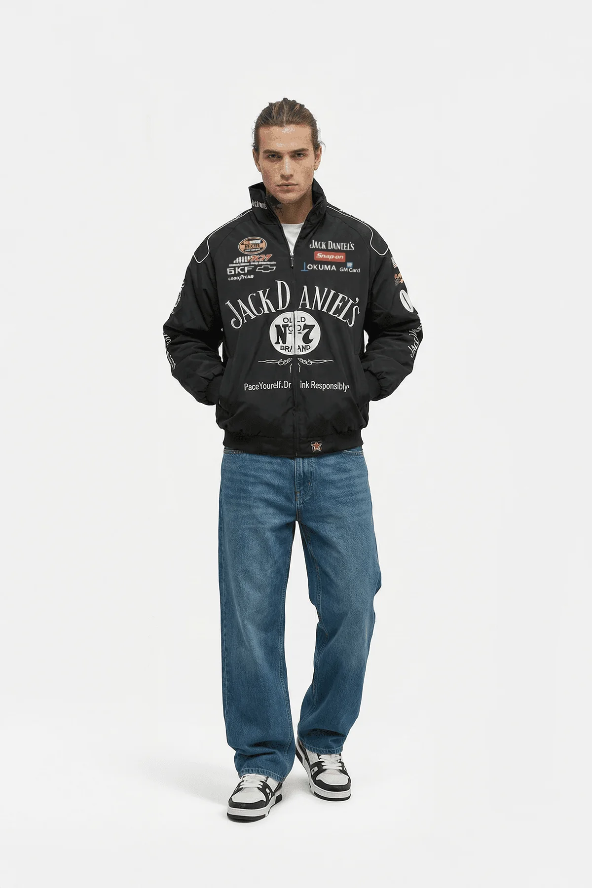 Jack Daniel's Racing Vintage Jacket - Black Edition - Image 3