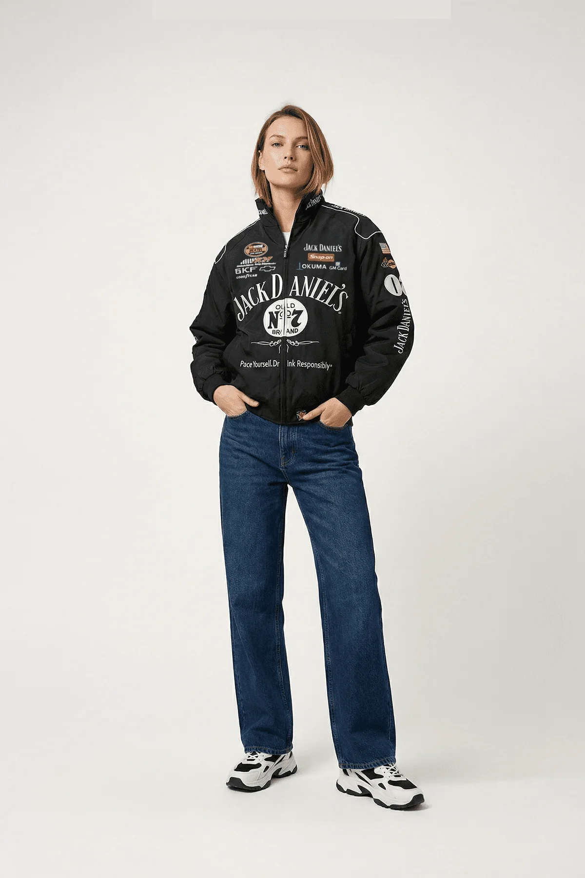 Jack Daniel's Racing Vintage Jacket - Black Edition - Image 4