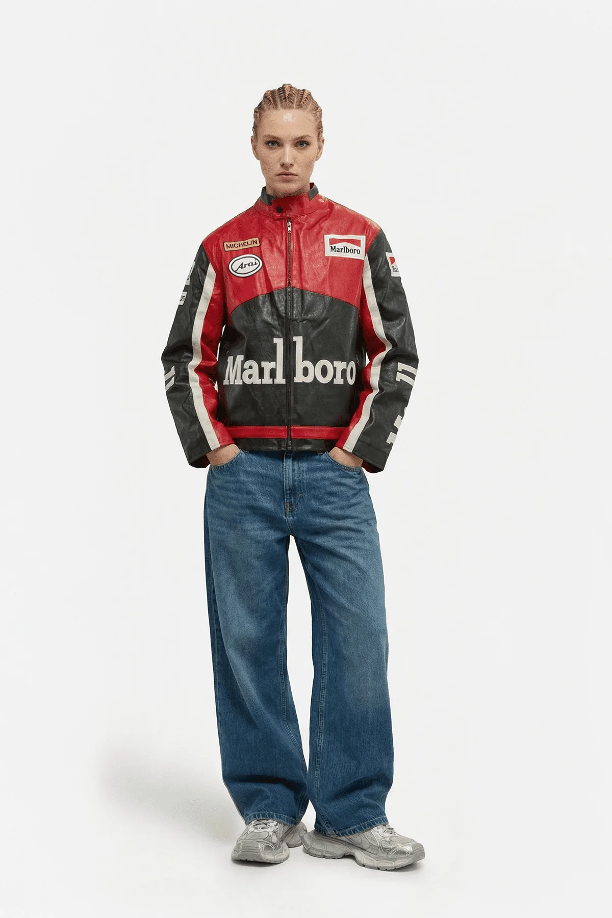 Marlboro Vintage Racing Leather Jacket - Classic Edition - Image 4