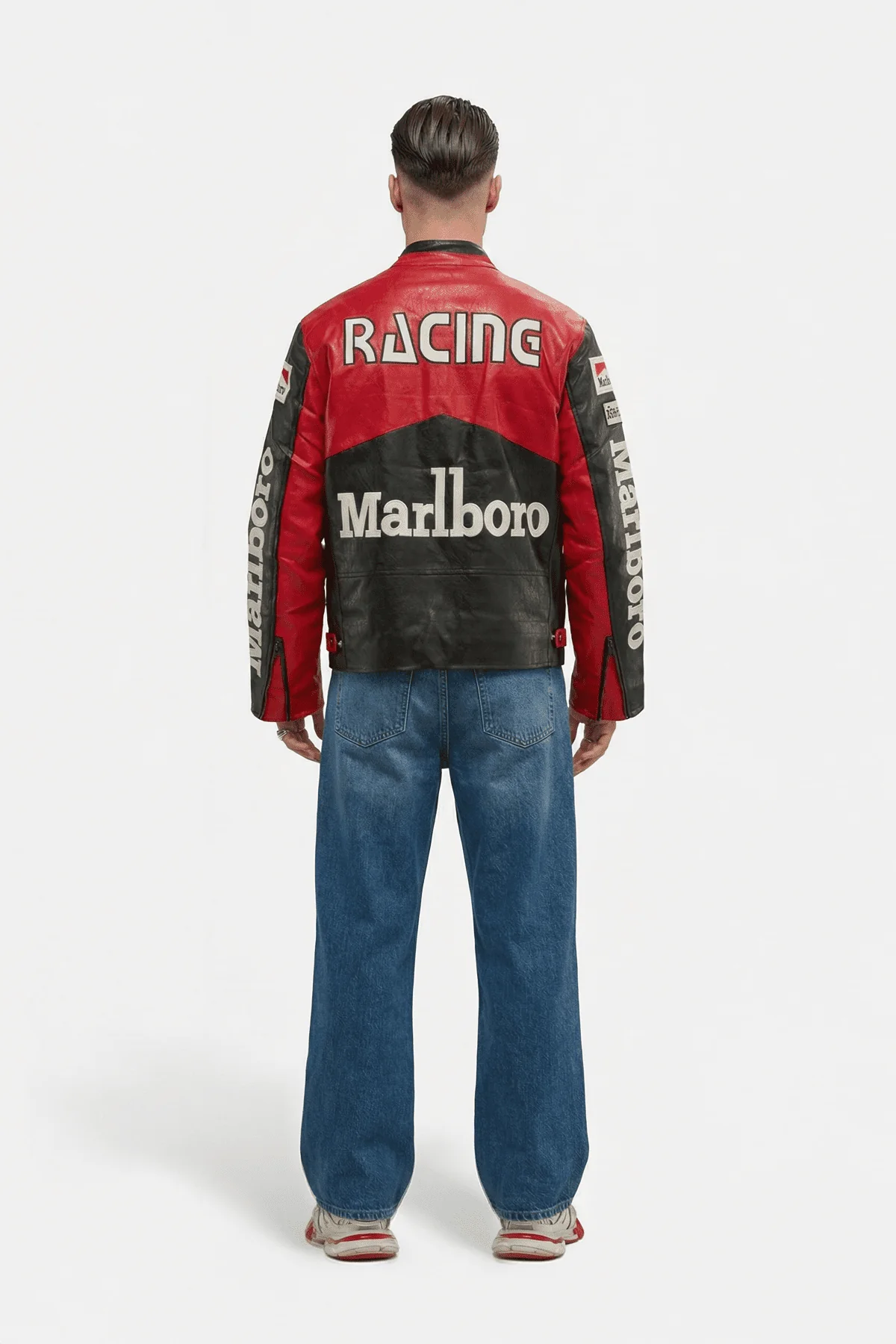 Marlboro Vintage Racing Leather Jacket - Classic Edition - Image 5
