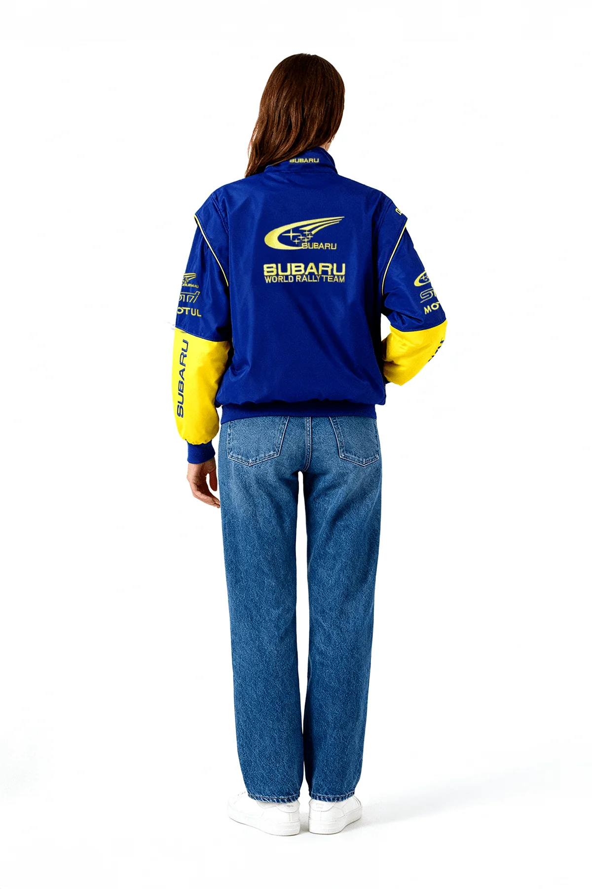 Subaru Rally Vintage Racing Jacket - Blue Edition - Image 6