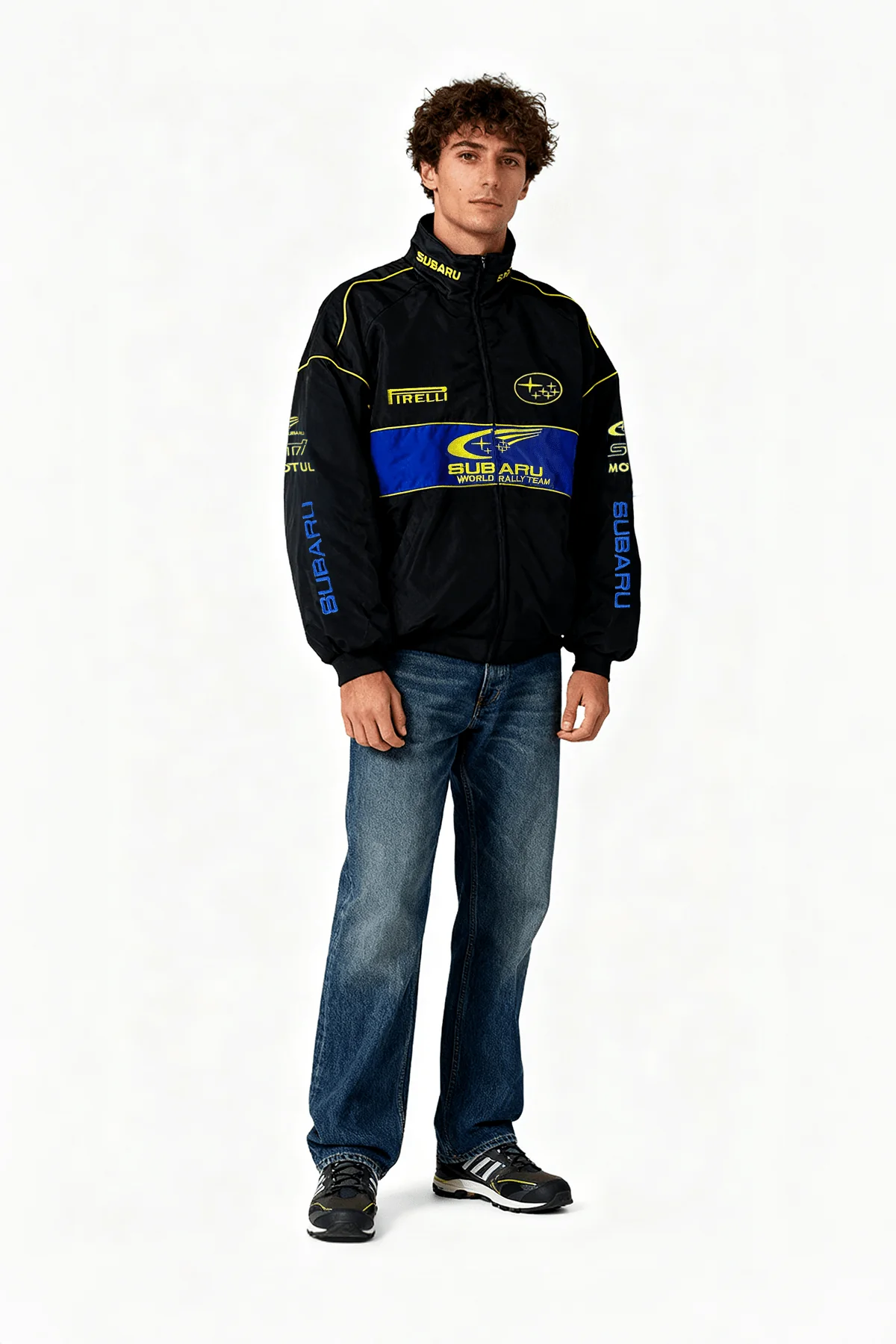 Subaru Rally Vintage Racing Jacket - Black Edition - Image 3