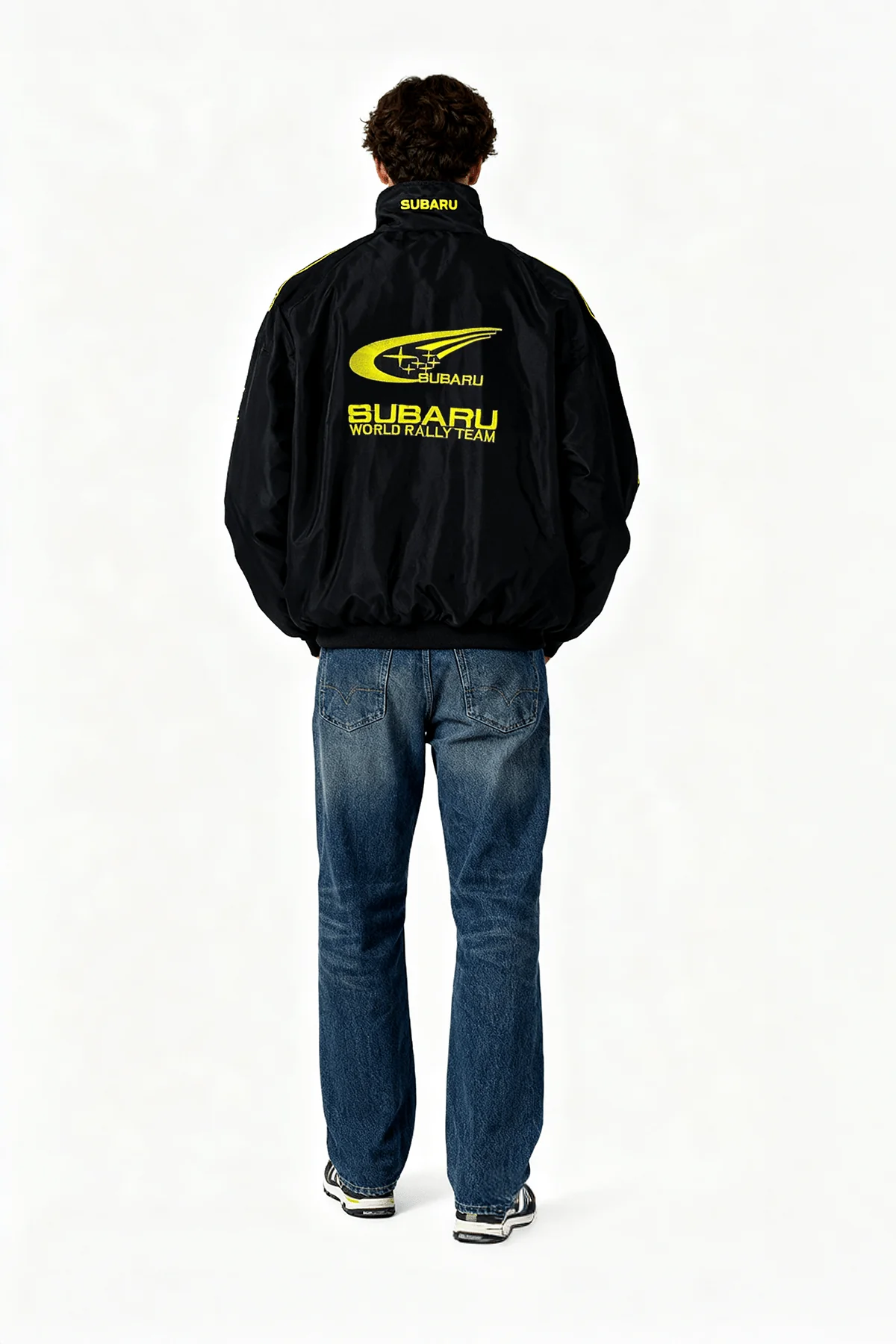 Subaru Rally Vintage Racing Jacket - Black Edition - Image 5